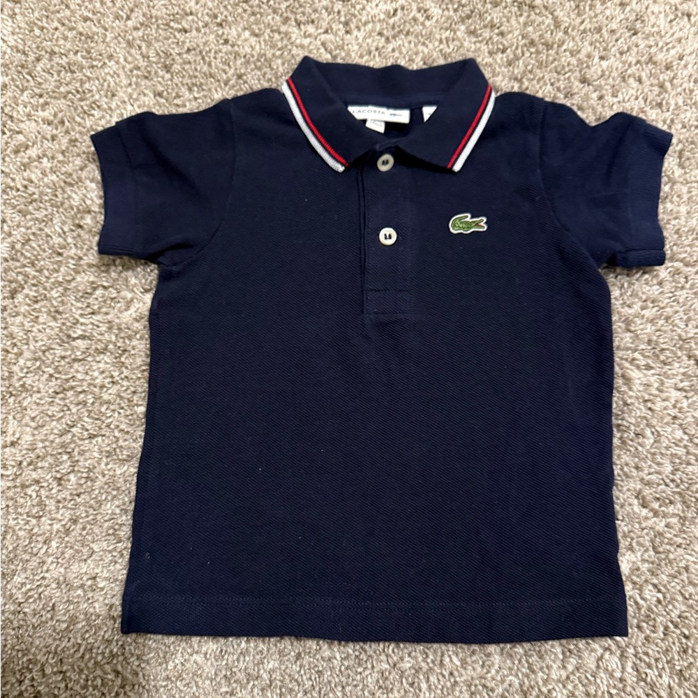 Lacoste Kids Polo Shirt in Navy Blue
